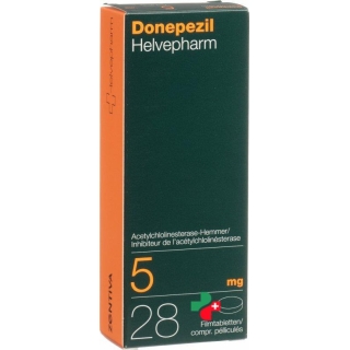 Donepezil Helvepharm 5 mg 28 filmtablets