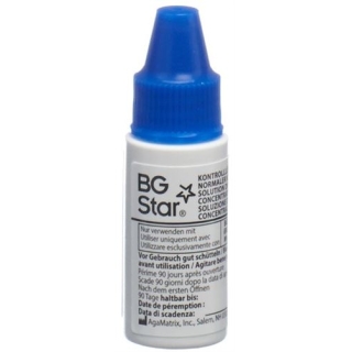 Bgstar Normale Kontrolllosung Flasche