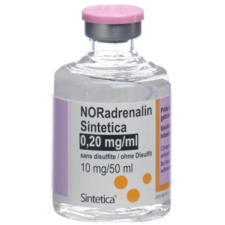 NORADRENALIN SINT 10 MG/50ML