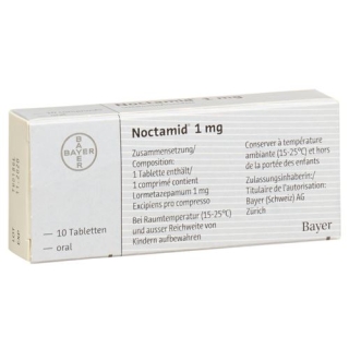 Noctamid 1 mg 10 tablets