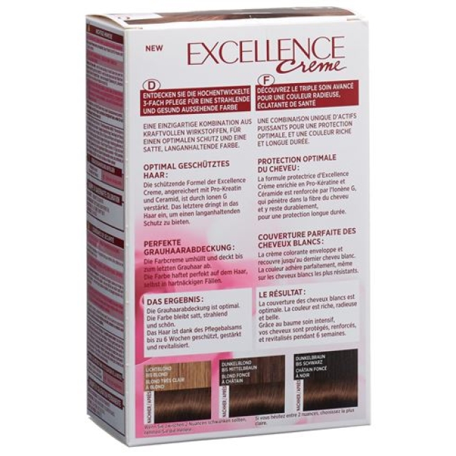 Excellence крем Triple Prot 6 Dunkelblond