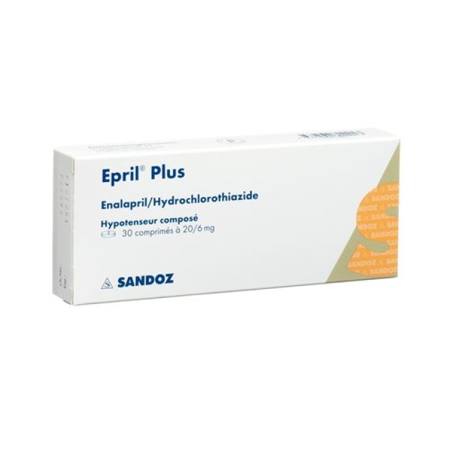 Epril Plus 20/6 mg 30 tablets