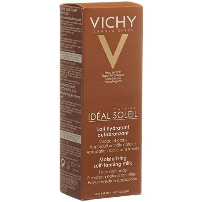 Vichy Ideal Soleil Selbstbrauner-Milch Feuchtigkeitsspendend 100мл