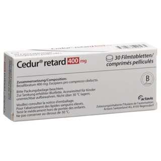 Cedur Retard 400 mg 30 filmtablets