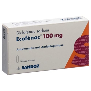 Ecofenac 100 mg 10 Zaepfchen