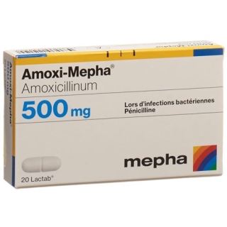 Amoxi Mepha 500 mg 20 Lactabs