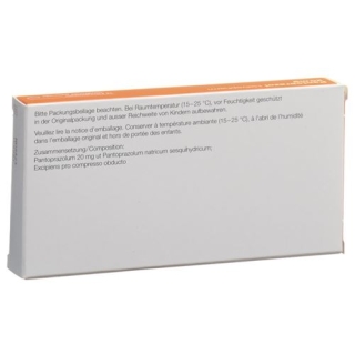 Pantoprazol Helvepharm 20 mg 15 filmtablets