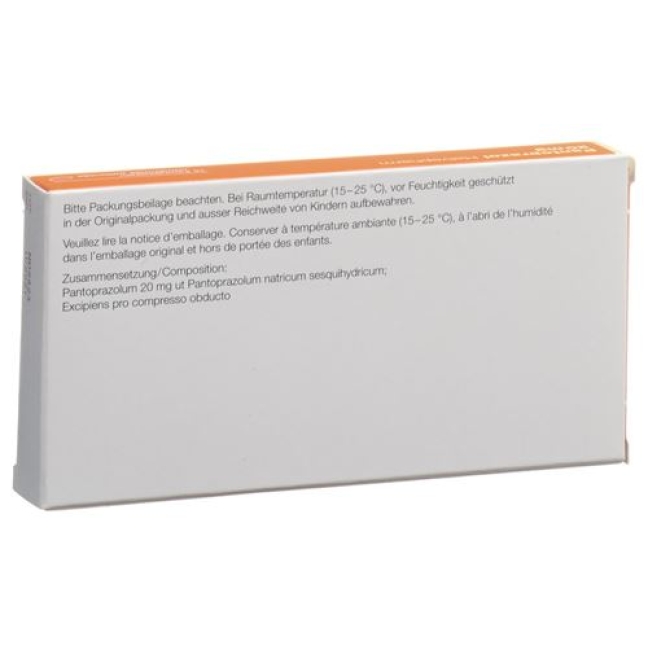 Pantoprazol Helvepharm 20 mg 15 filmtablets