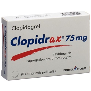 Clopidrax 75 mg 28 filmtablets