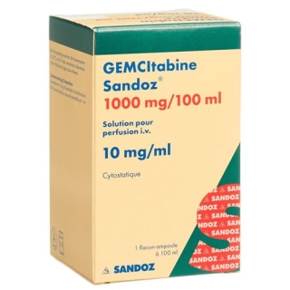 GEMCITABIN SANDOZ INF 1000MG