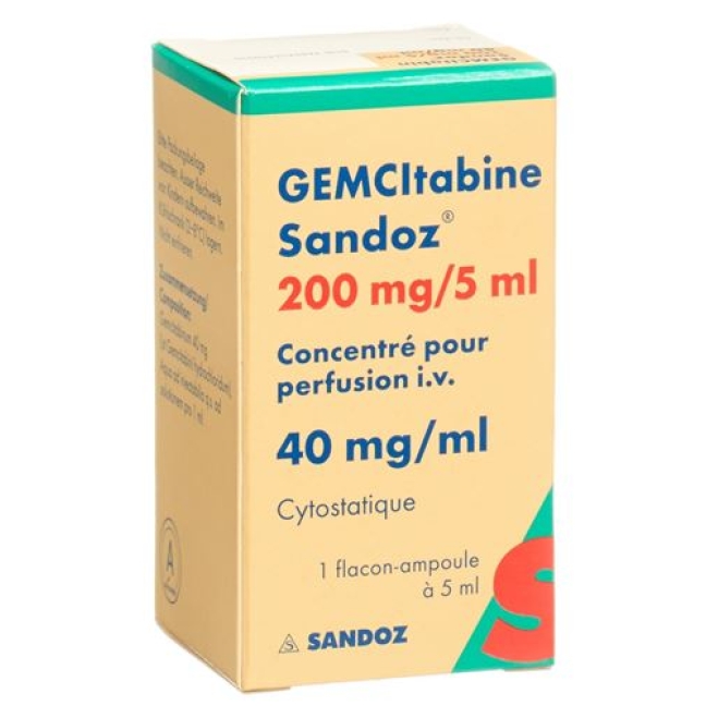 GEMCITABIN SANDOZ KON 200MG KK