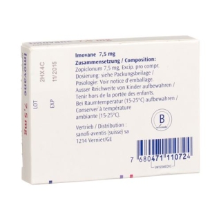 Имован 7,5 мг 10 таблеток Имован 7,5 мг 10 таблеток