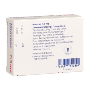 Имован 7,5 мг 100 таблеток  Имован 7,5 мг 100 таблеток