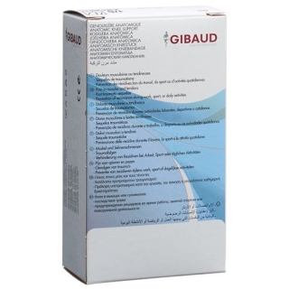 Gibaud Kniebandage Anatomisch S 31-37.5см Schwarz