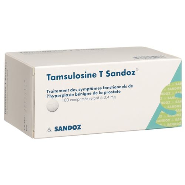 Tamsulosin T Sandoz Retard 0.4 mg 100 tablets