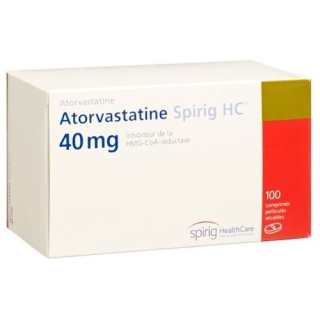 Atorvastatin Spirig 40 mg 100 filmtablets