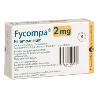 Fycompa 2 mg 7 filmtablets