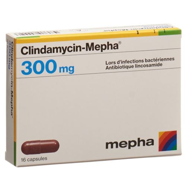 Clindamycin Mepha 300 mg 16 Kaps