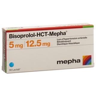 Bisoprolol HCT Mepha 5/12.5 mg 30 Lactabs