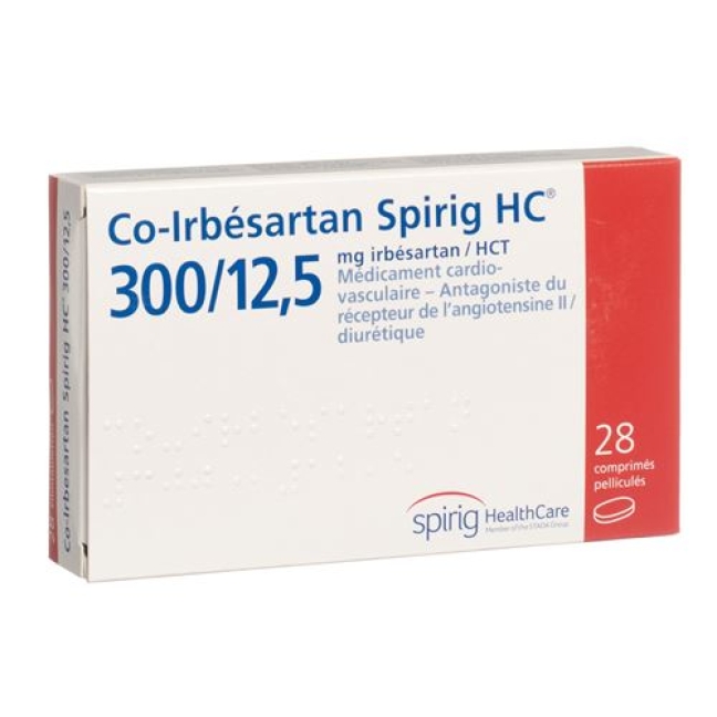 CO Irbesartan Spirig 300/12.5 mg 28 filmtablets