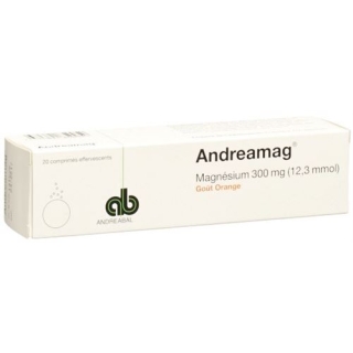 Andreamag 300 mg Orangenaroma 20 Brausentabletten