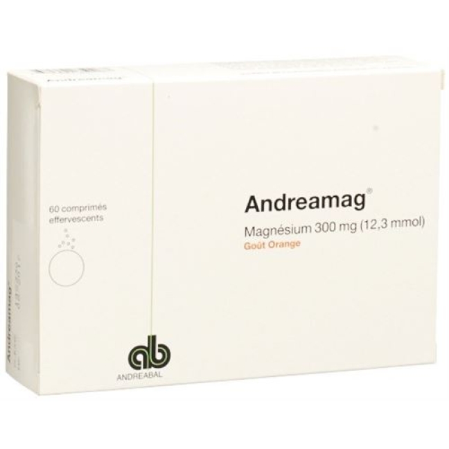 Andreamag 300 mg Orangenaroma 60 Brausentabletten