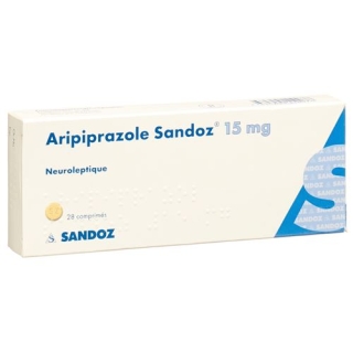 Aripiprazol Sandoz 15 mg 28 tablets