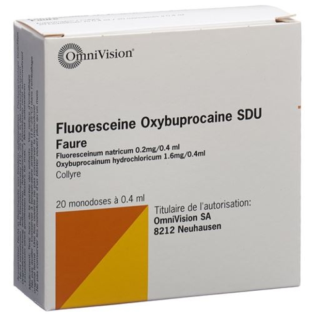 FLUORESCEINE OXYBUPRO 0,4% OPH