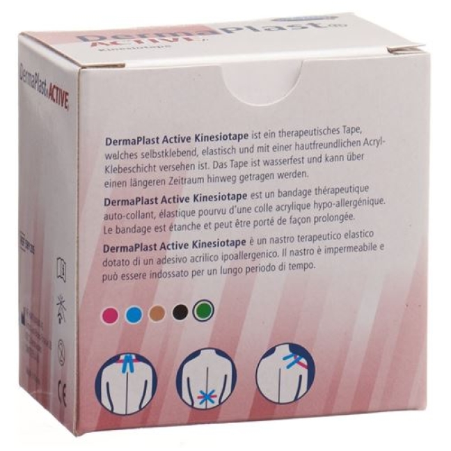 Dermaplast Active Kinesiotape 5см x 5m Grun