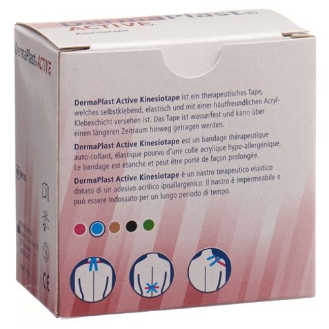 Dermaplast Active Kinesiotape 5см x 5m Blau