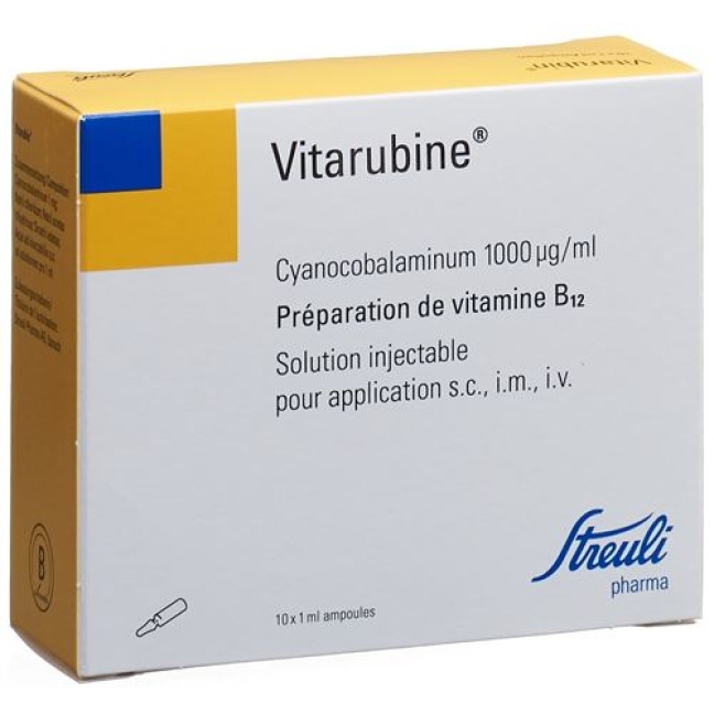 Vitarubin 1000 mcg 10 Ampullen 1 ml