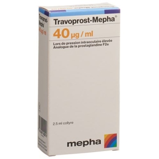 TRAVOPROST MEPHA OPHT 40MC