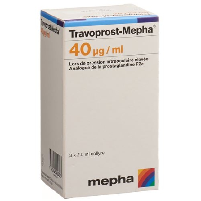 TRAVOPROST MEPHA OPHT 40MC