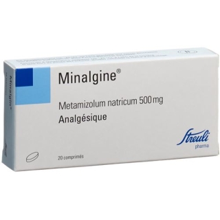 MINALGIN TABL 500 MG OVAL 20 S