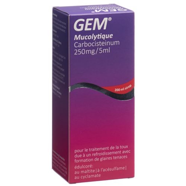 GEM MUCOLYTICUM SIRUP