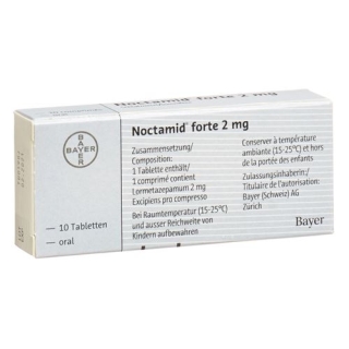 Noctamid Forte 2 mg 10 tablets