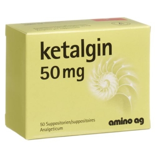 Ketalgin 50 mg 50 Zaepfchen