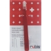 RUBIS PINZ GERADE ROT INOX