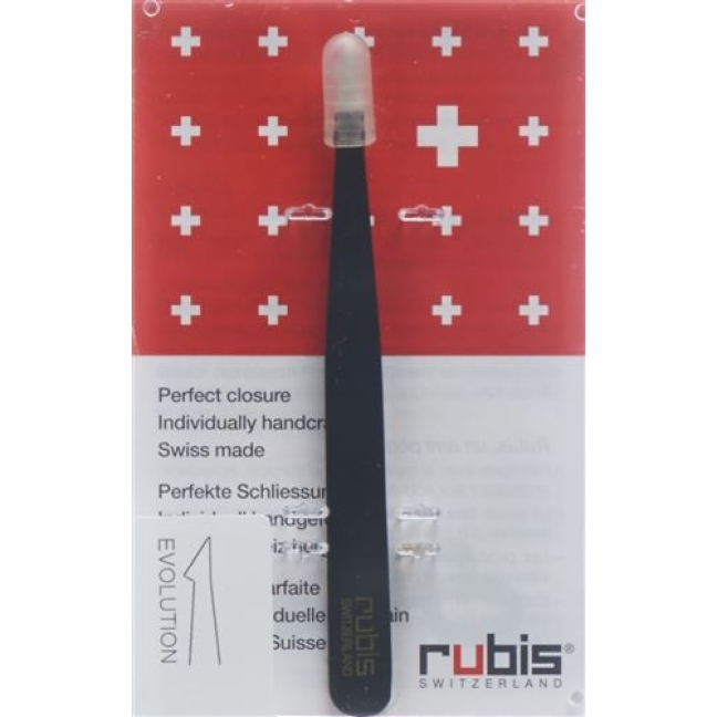 RUBIS PINZ EVOLUT SCHWARZ INOX