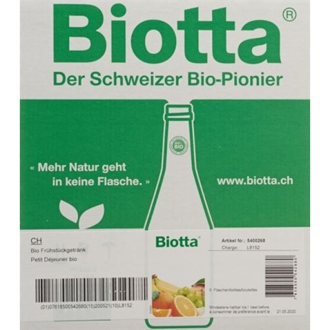 BIOTTA BIO FRUEHSTUECK