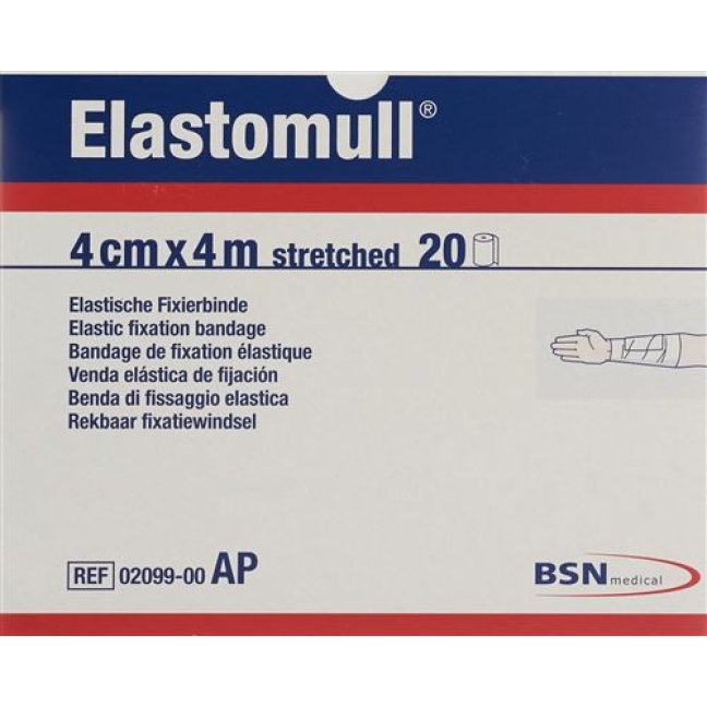 Elastomull марлевый бинт Weiss 4мX4см 20 штук