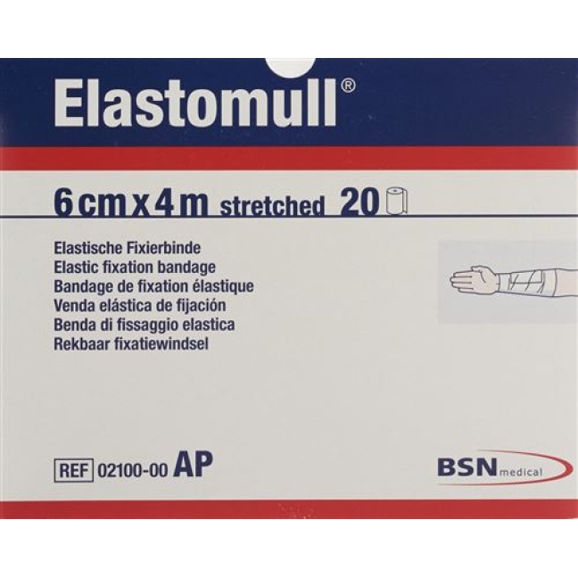 Elastomull марлевый бинт Weiss 4мX6см 20 штук