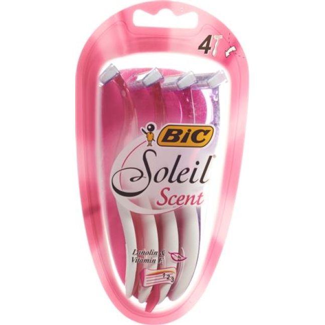 Bic Soleil Scent Frauenrasierer Dreiklingen 4 штуки