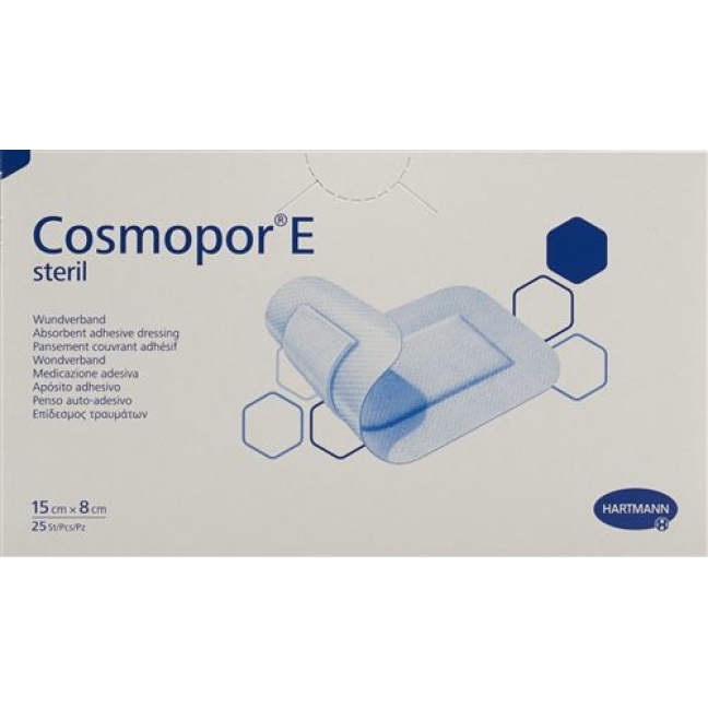 Cosmopor E Wundverband 15смx8см Steril 25 штук