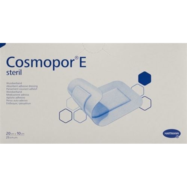 Cosmopor E Wundverband 20смx10см Steril 25 штук