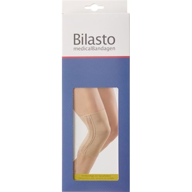 Bilasto Kniebandage mit 2 Spiralfedern размер M Beige