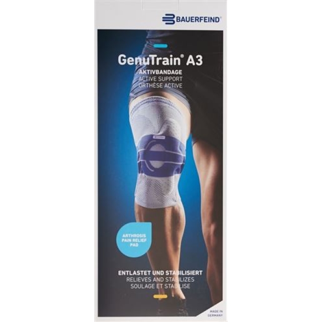 GenuTrain A3 активная повязка Knie размер 4 Rechts Titan