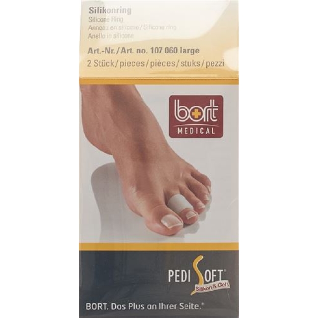 Bort Pedisoft Silikonring Large 2 штуки