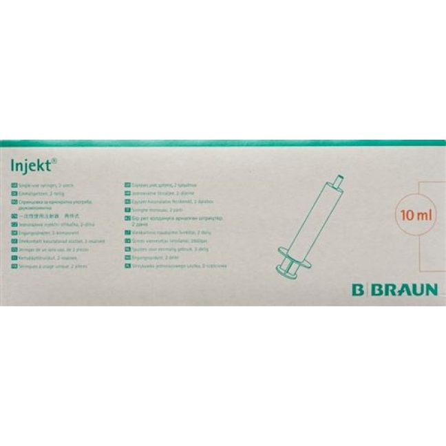 BRAUN INJEKT SPRITZE 10ML LUER