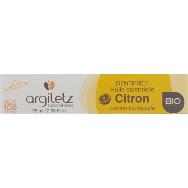 Argiletz Zahnpasta Zitrone Bio 75мл